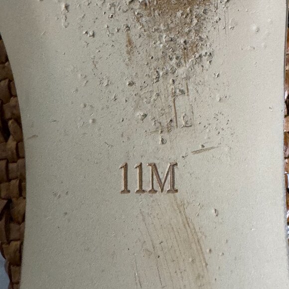 EUC Talbots Ballet Flats Woman’s 11 Blair Woven Tan - Picture 11 of 14